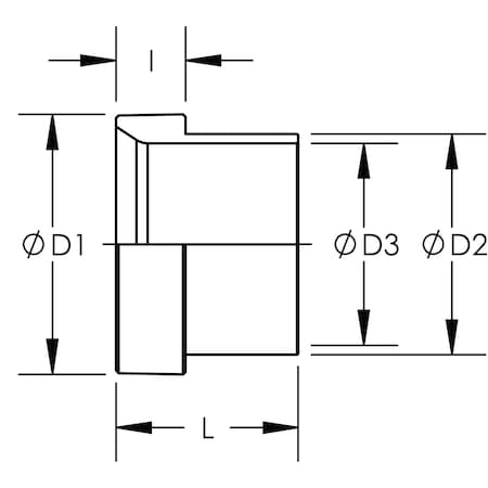 World Wide Fittings JIC Tube Sleeve Stainless Steel 319X04SS